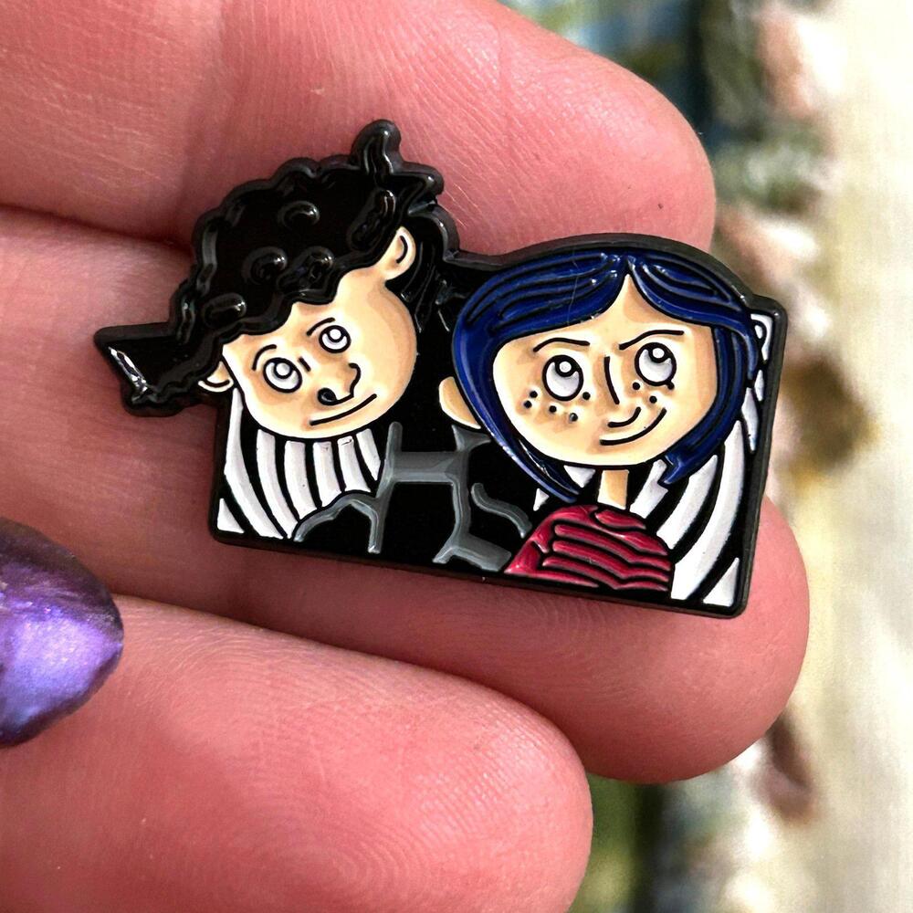 Coraline Enamel Pin